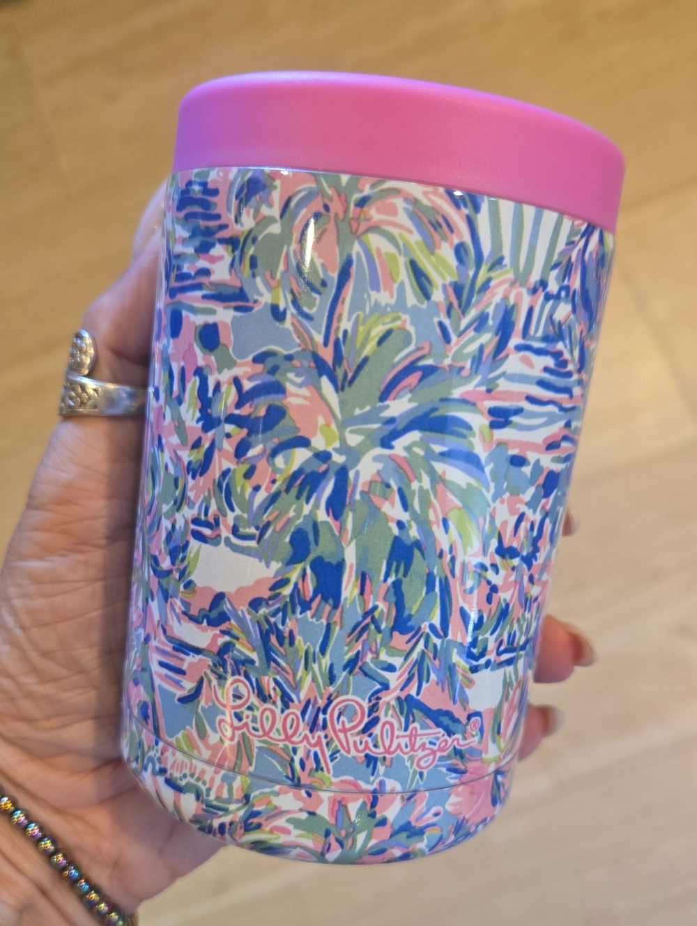 Lilly Pulitzer Blue Ibiza Can Tumbler